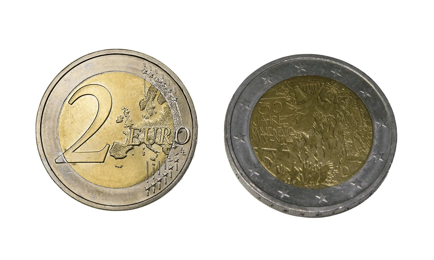 2 eurų moneta verta 5000 eurų