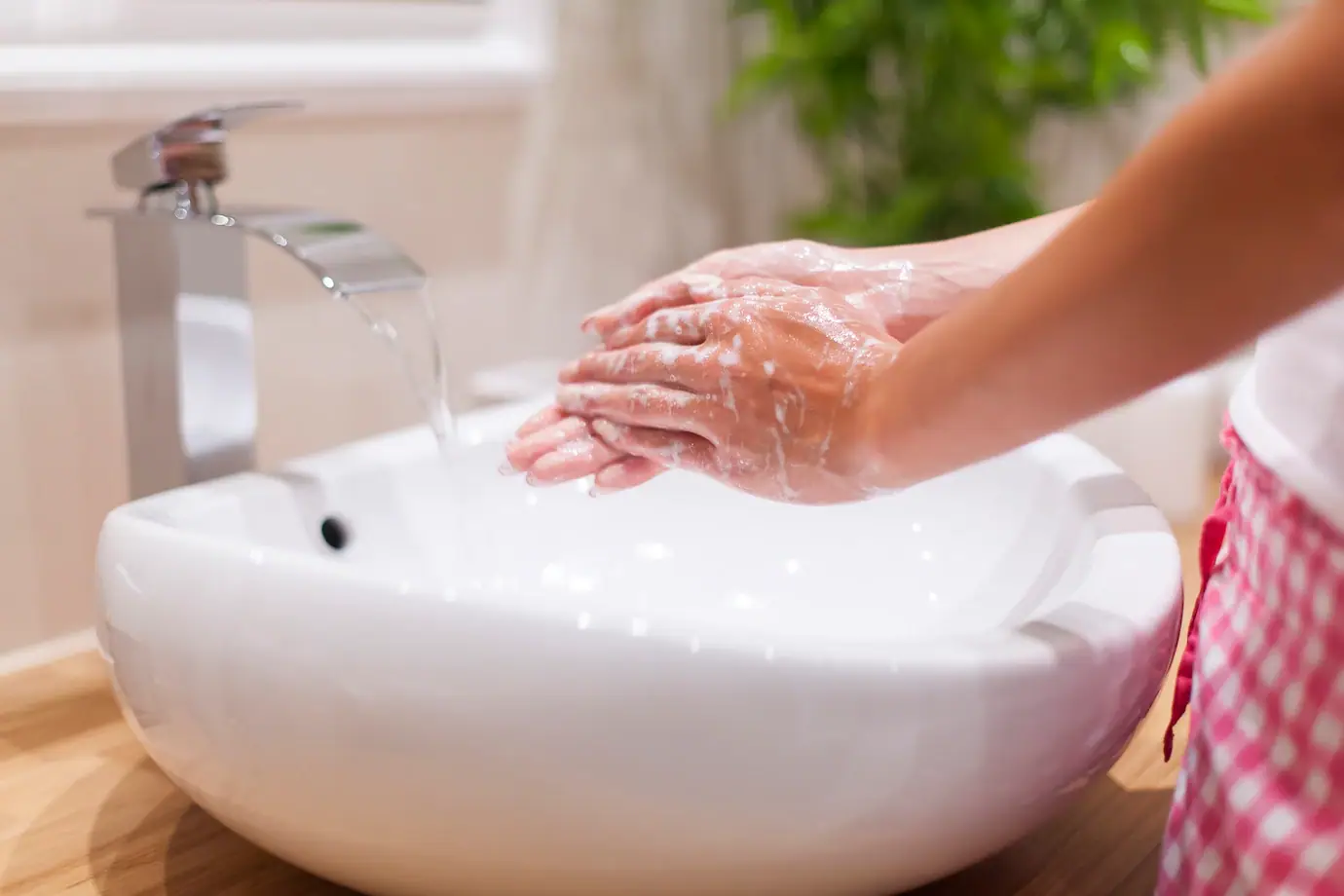 Kaip nusiplauti rankas