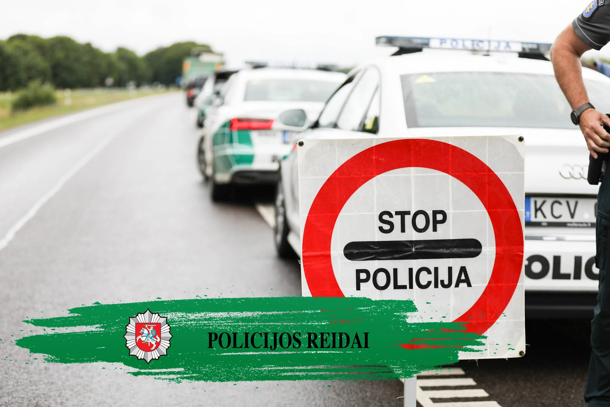 Policijos reidai rugpjūčio mėnesį 2023 Lietuvos policija nuotr.
