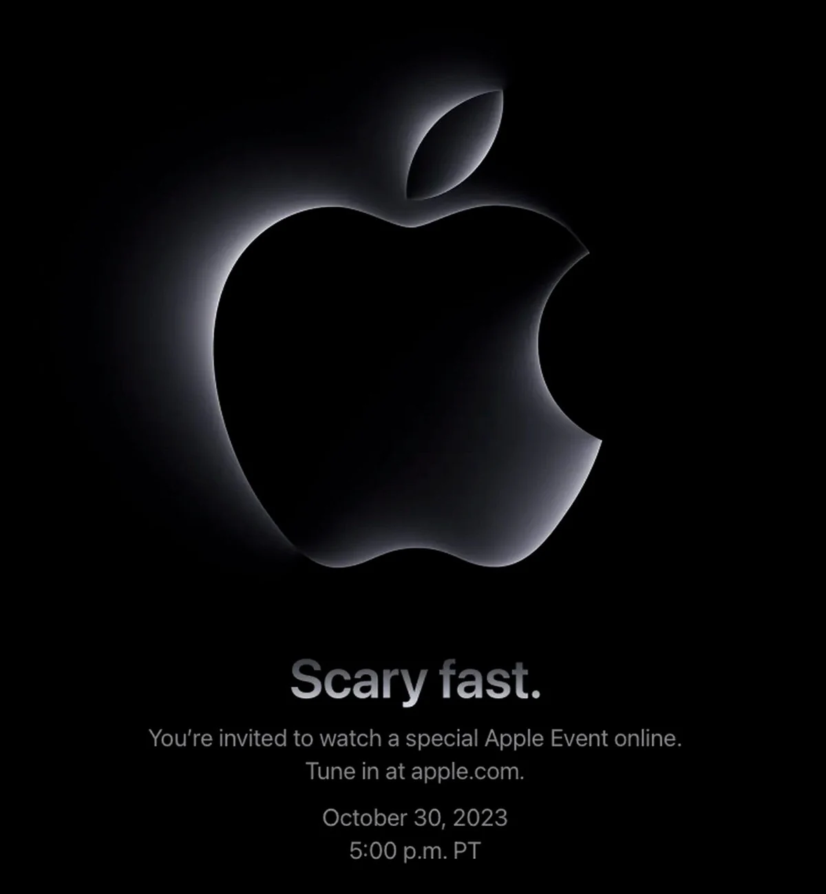 Scary fast apple renginys