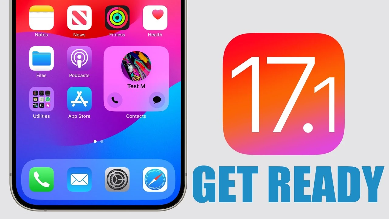 iOS 17.1 atnaujinimas visiems įrenginiams