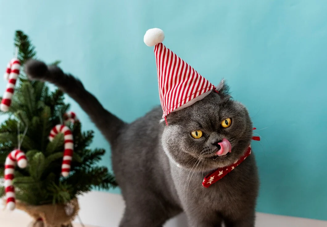 Ką daryti, kad katė nekramtytų ir nedraskytų kalėdinių dekoracijų