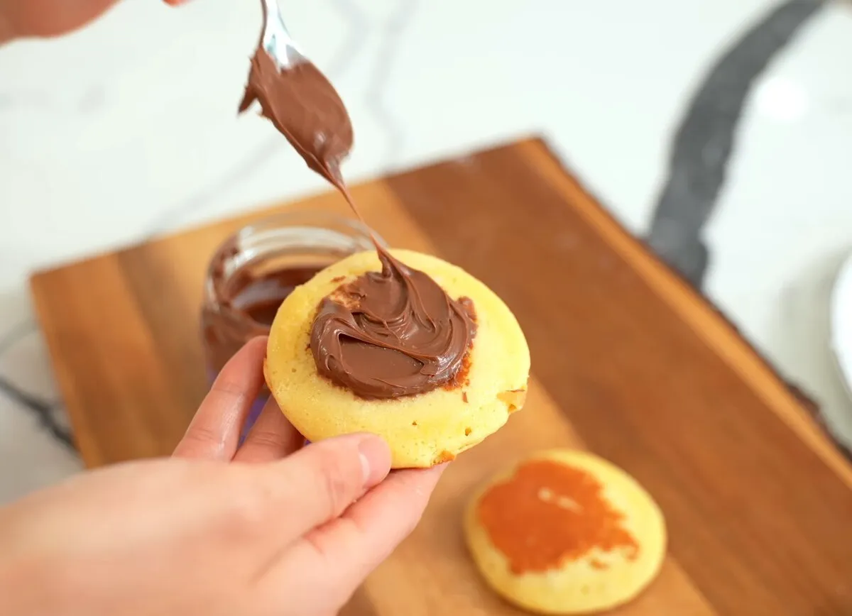 Dorayaki blynai - įdaras