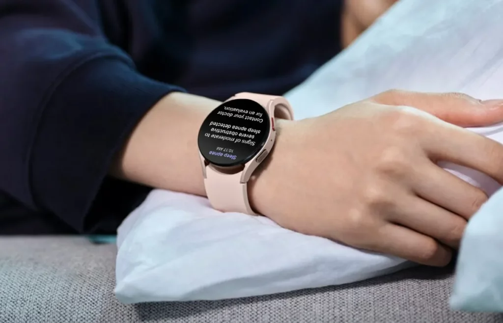 Samsung Galaxy Watch aptiks miego apnėją