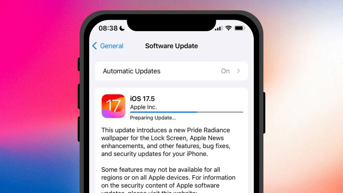iOS 17.5 klaida