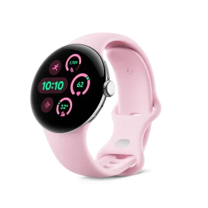 Pixel Watch 3 41mm_Active Rose Quartz_Side 2