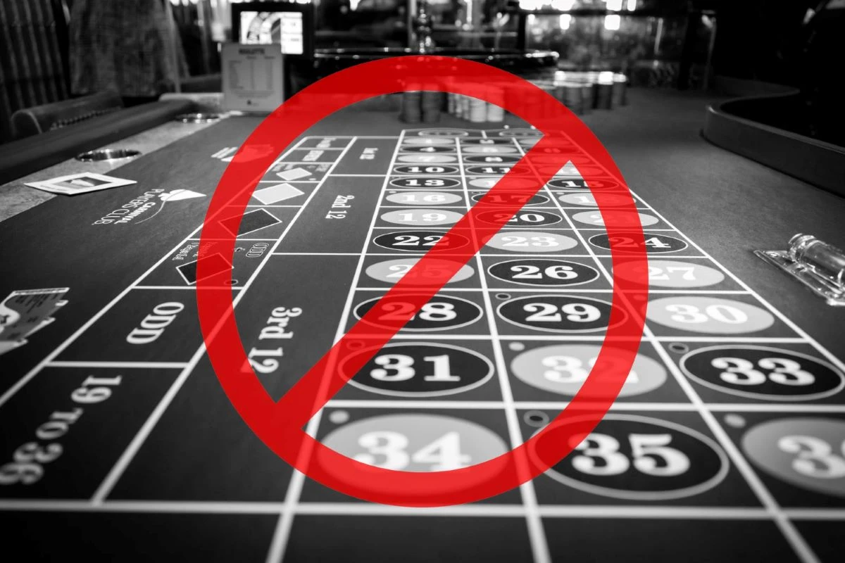 Uždrausta azartinių lošimų reklama