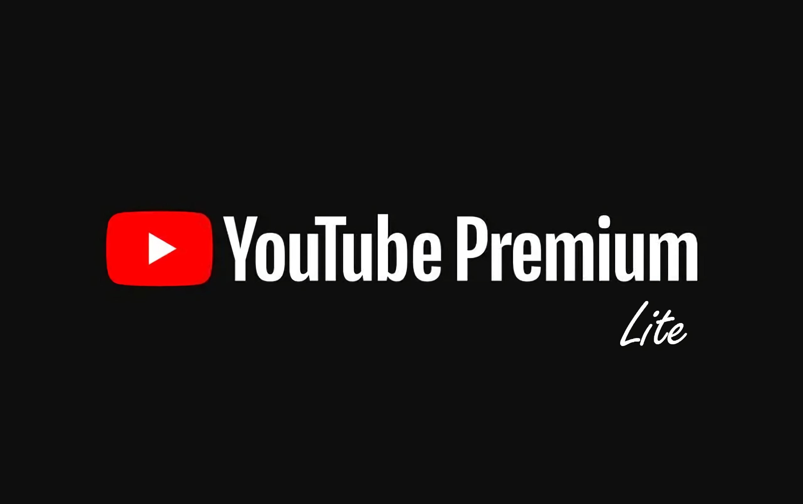 YouTube Premium Lite naujiena