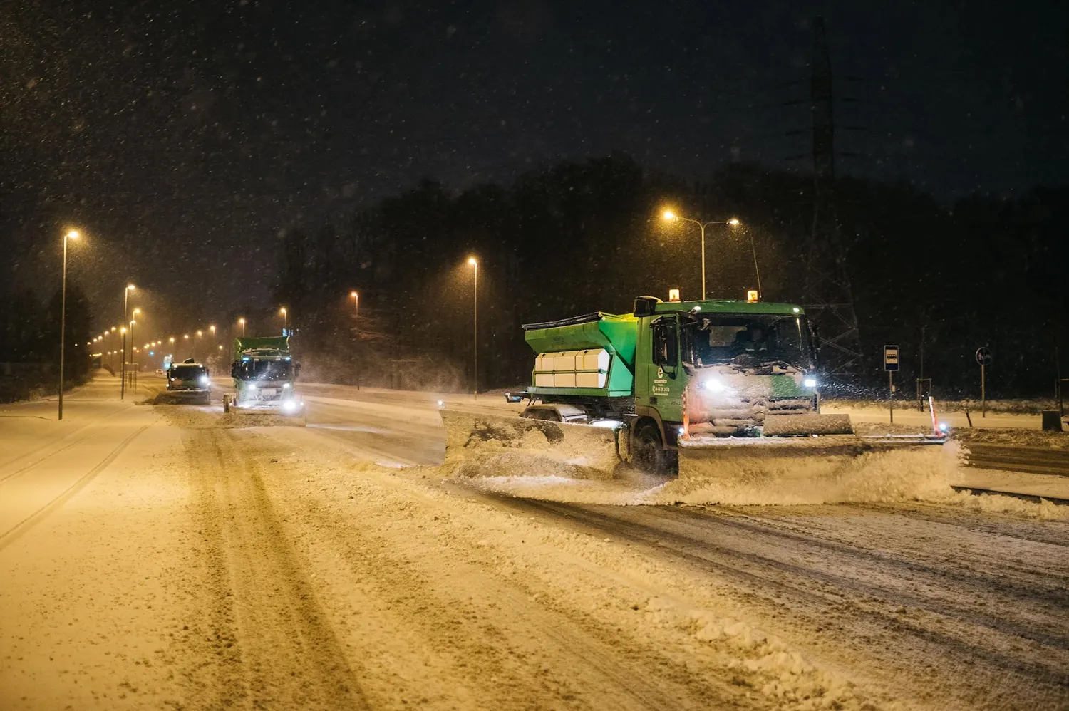 Sniego valymo darbai