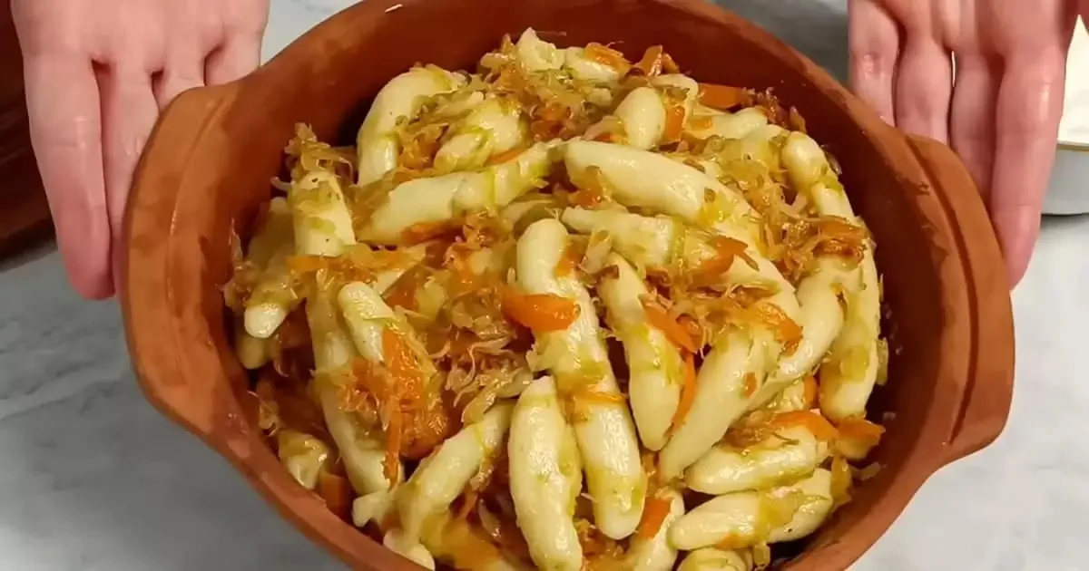 Bulvių lazdelės su kopūstais