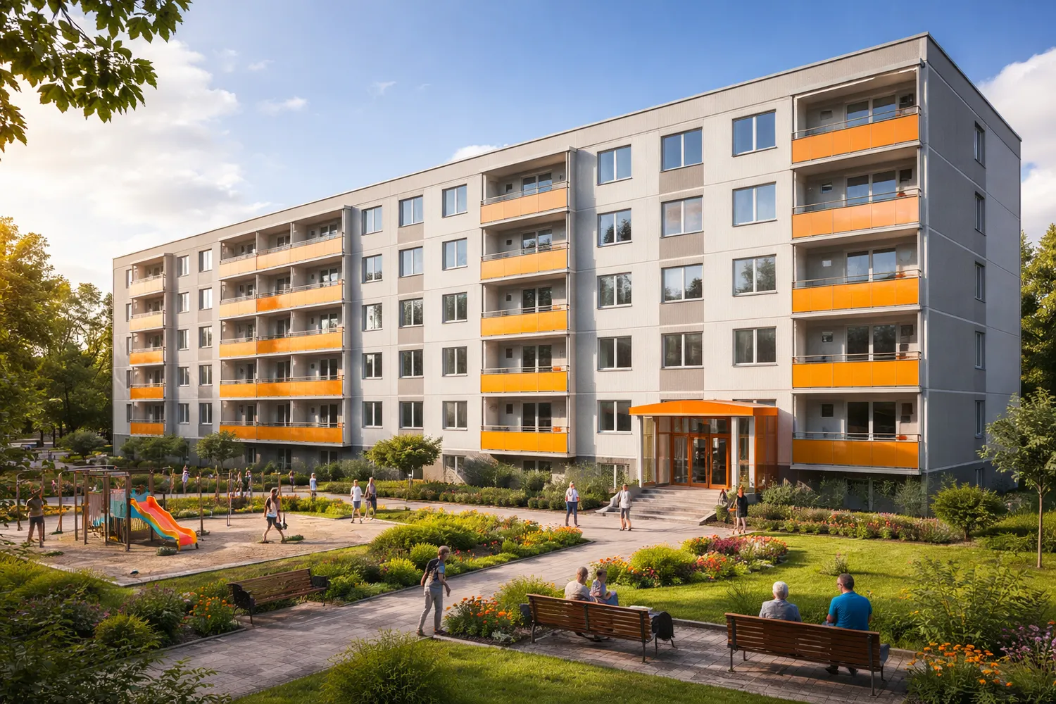 Daugiabutis po renovacijos / DI nuotr.