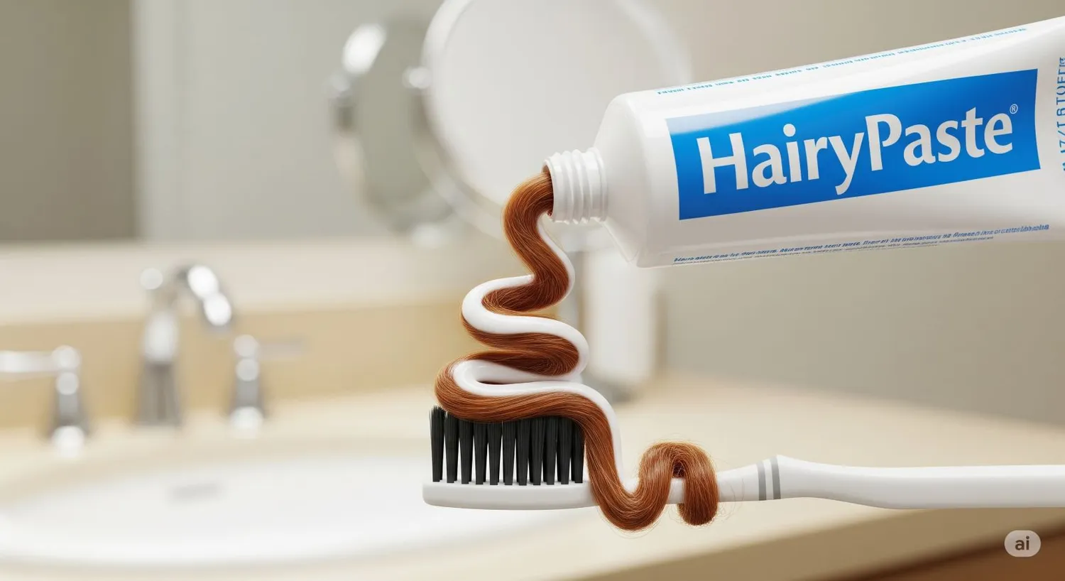 Dantų pasta pagaminta iš plaukų / DI nuotr.