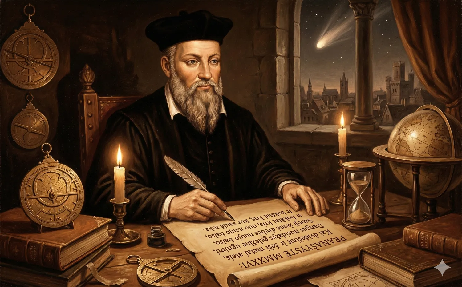 Nostradamo pranašystė 2026 metams / DI nuotr.