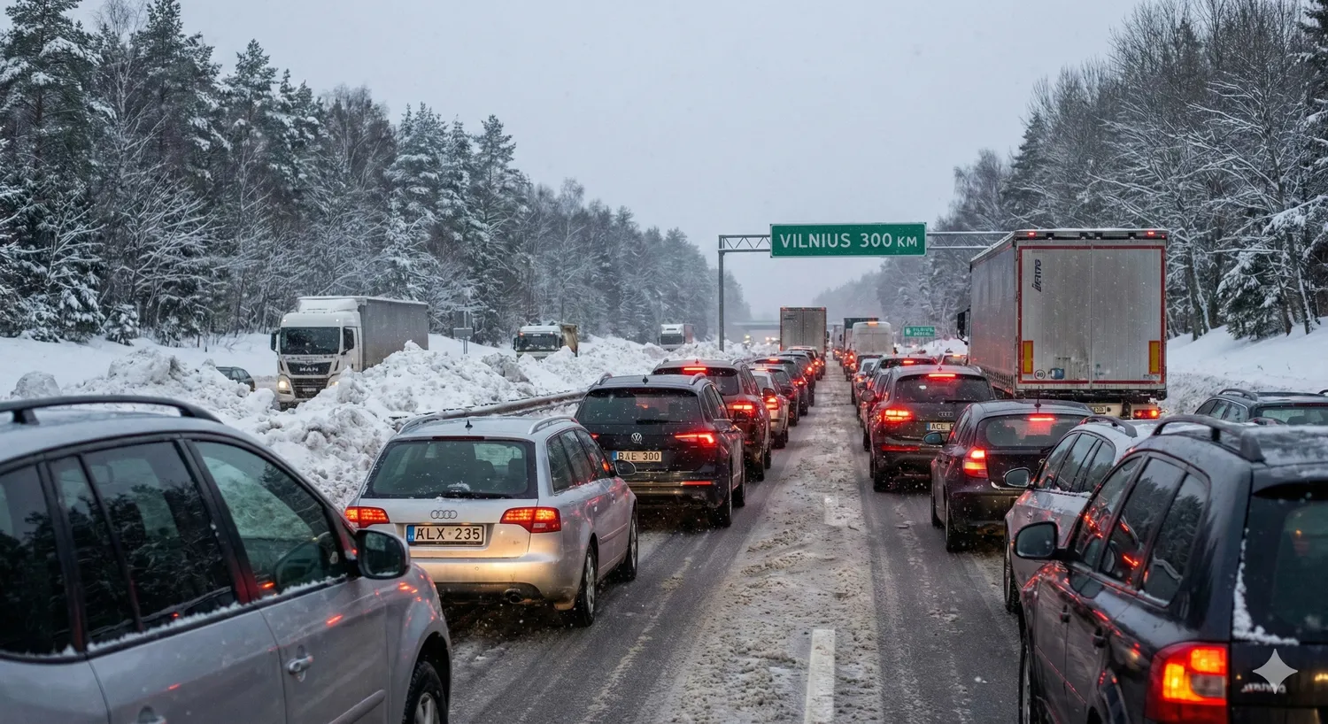 Eismo spūstys / DI nuotr.