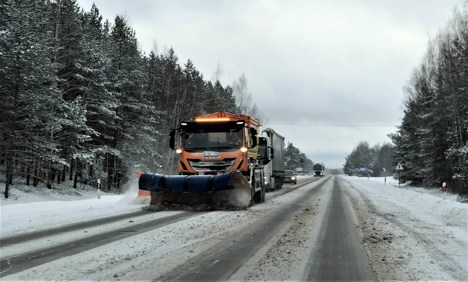 Kelių priežiūra sausį / Via Lietuva nuotr.