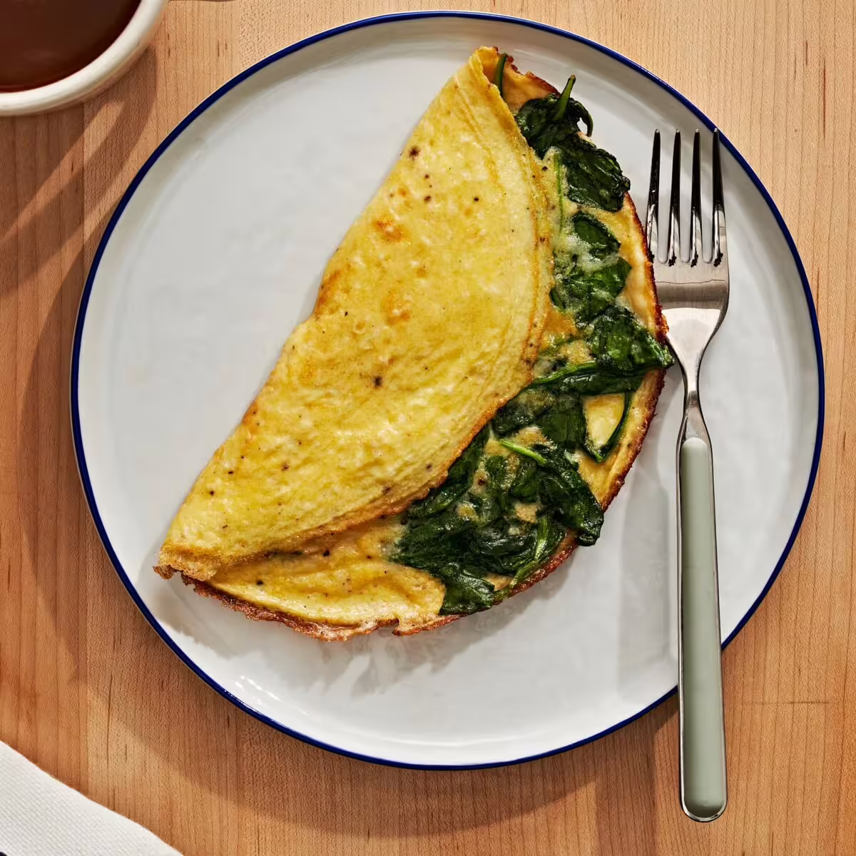 Kiaušinienė su špinatais