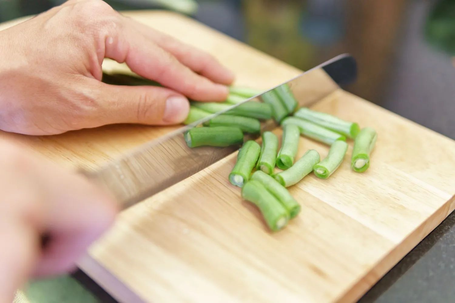 Medinės pjaustymo lentelės valymas