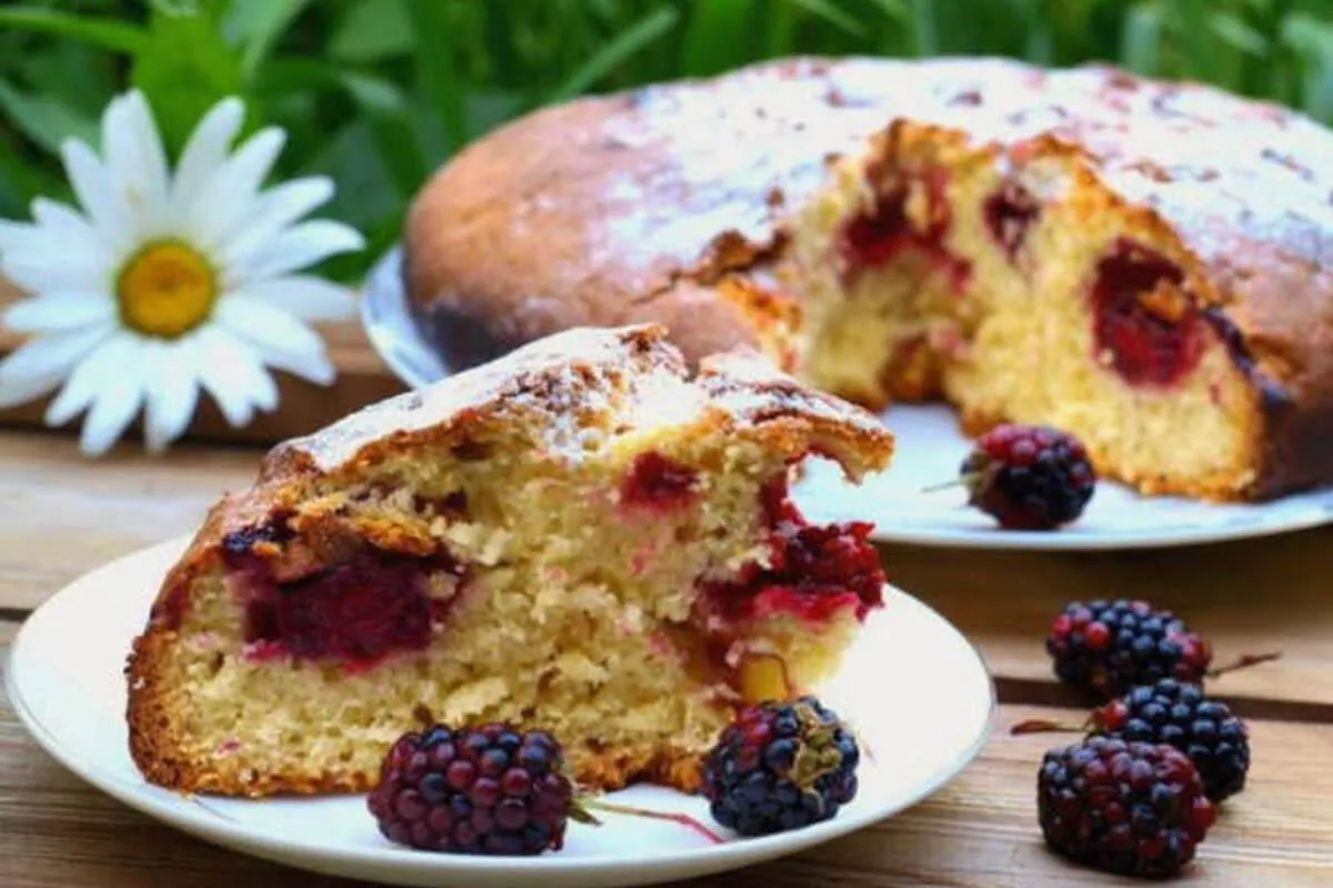 Nuostabus pyragas su gervuogėmis