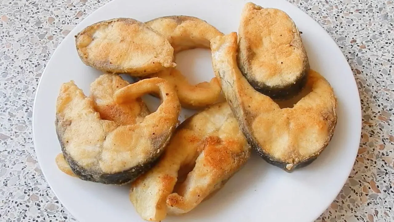 Skaniai iškepta žuvis