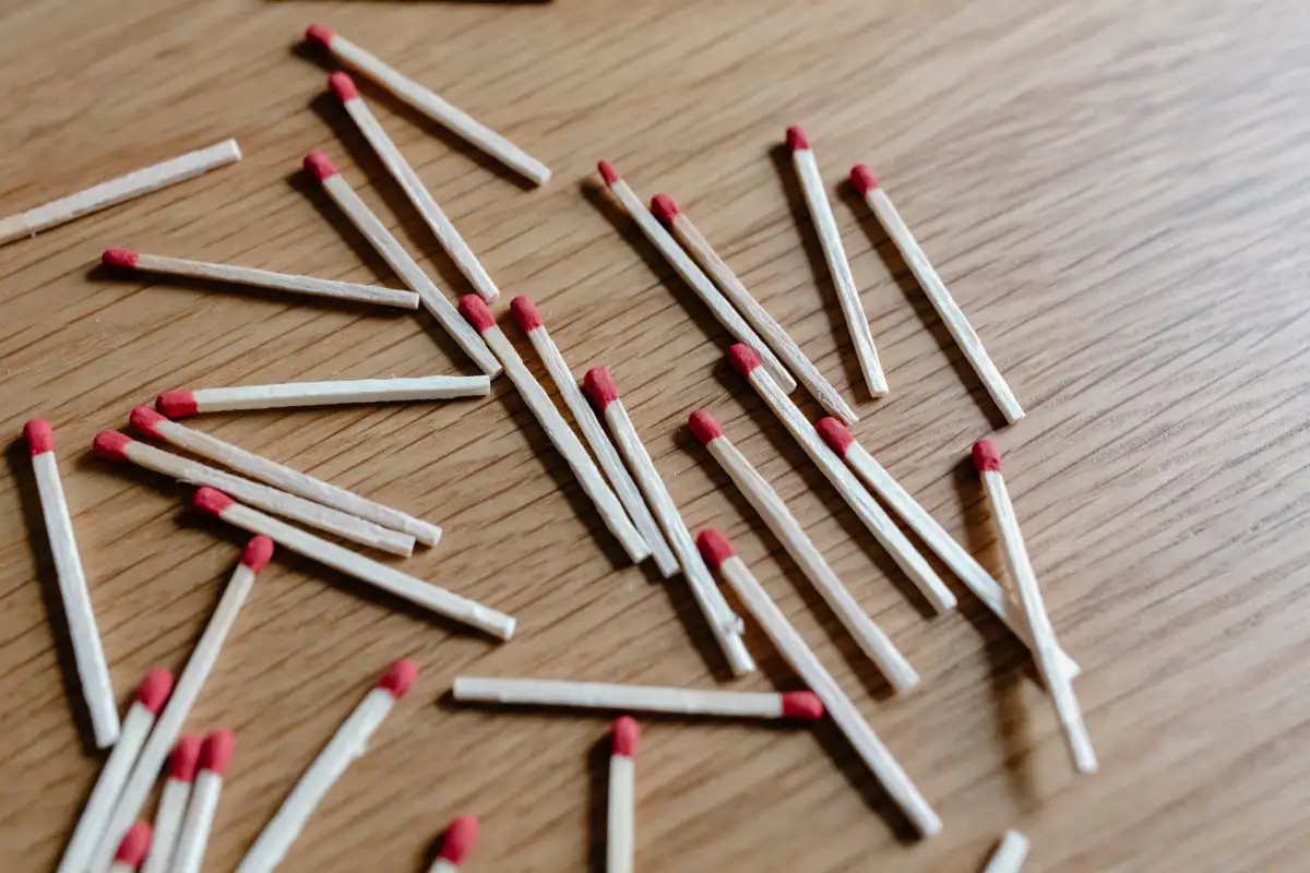 Užduotis su degtukais