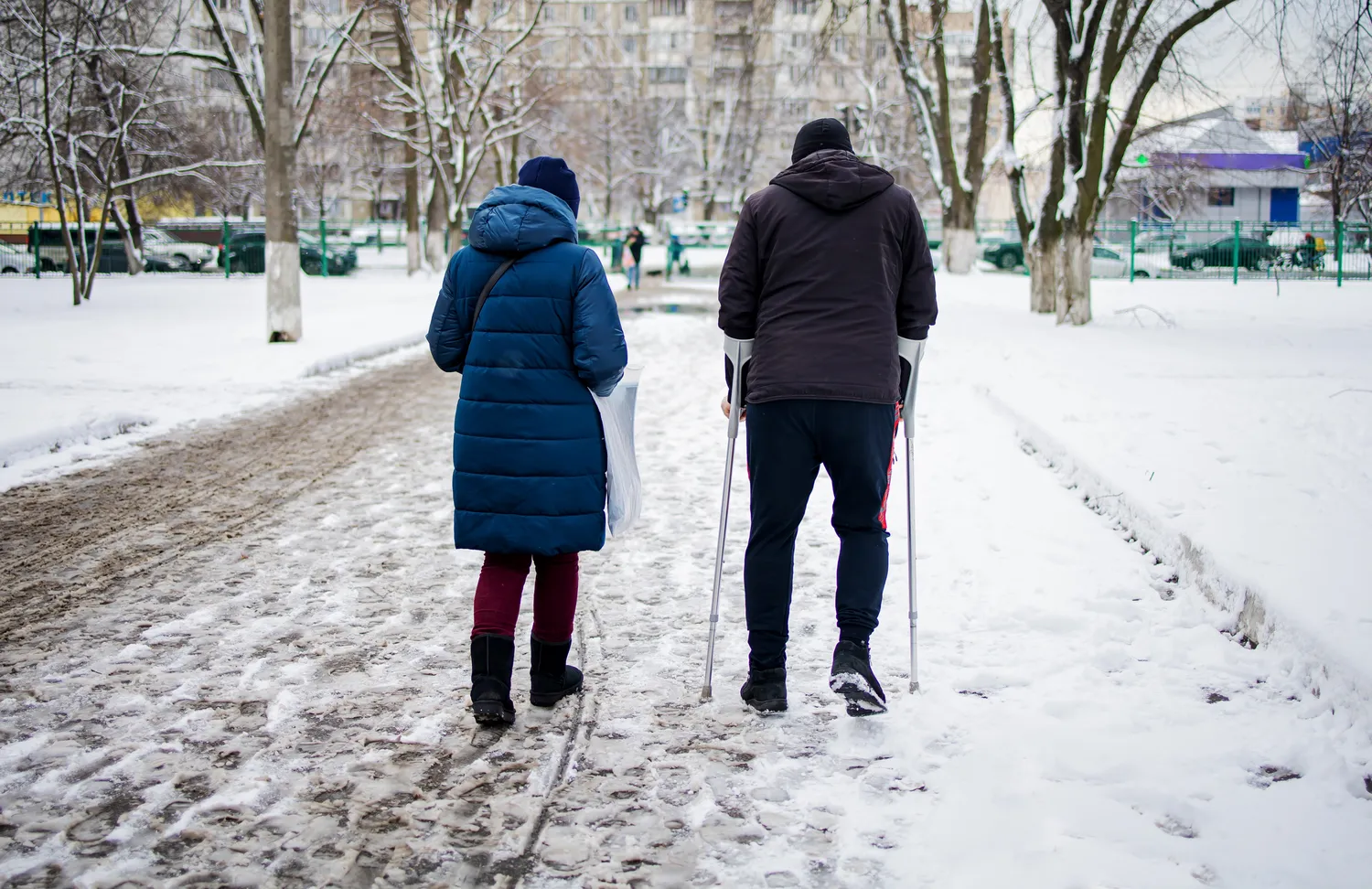 Žiemą traumos neišvengiamos