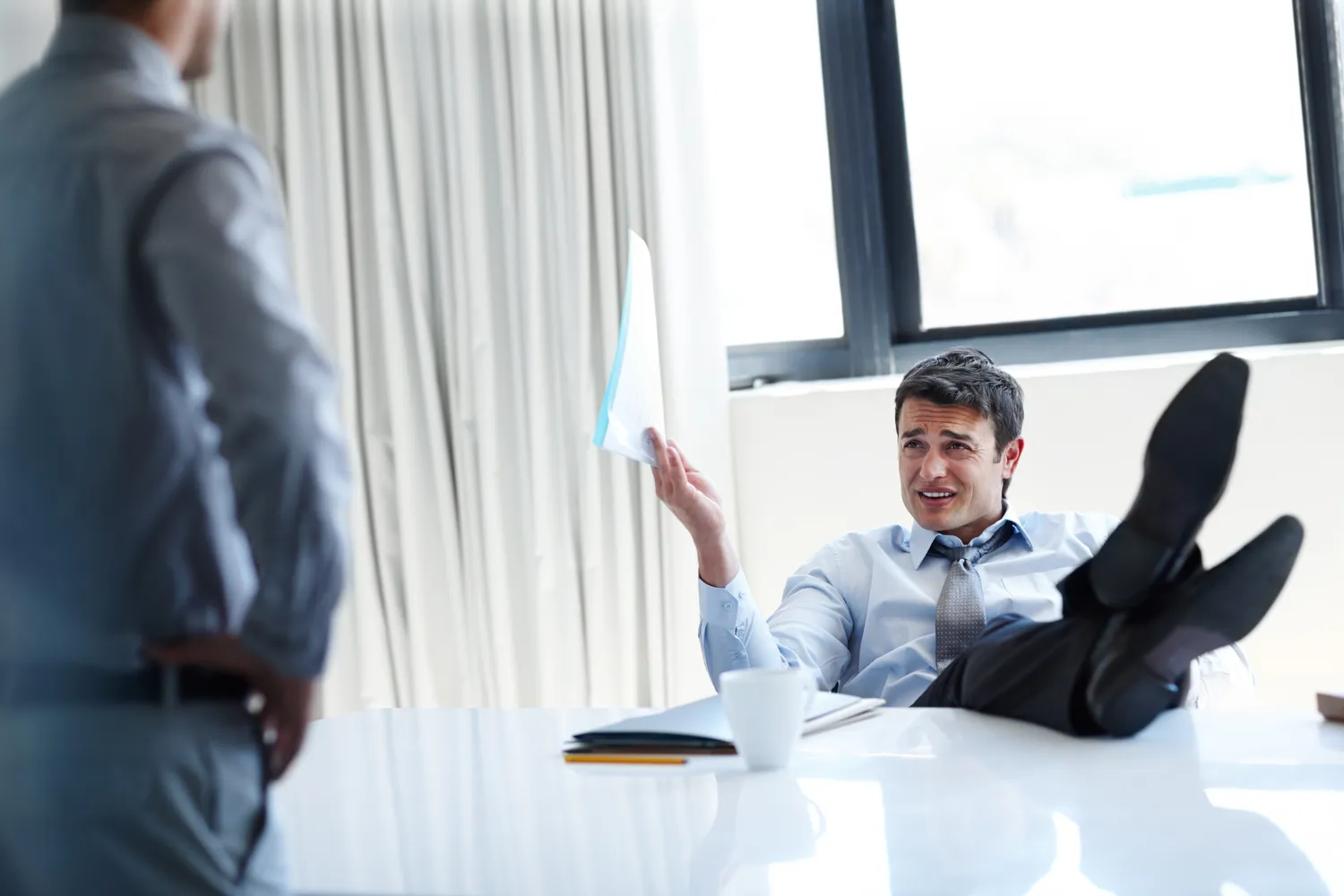 Atsipalaidavęs darbuotojas