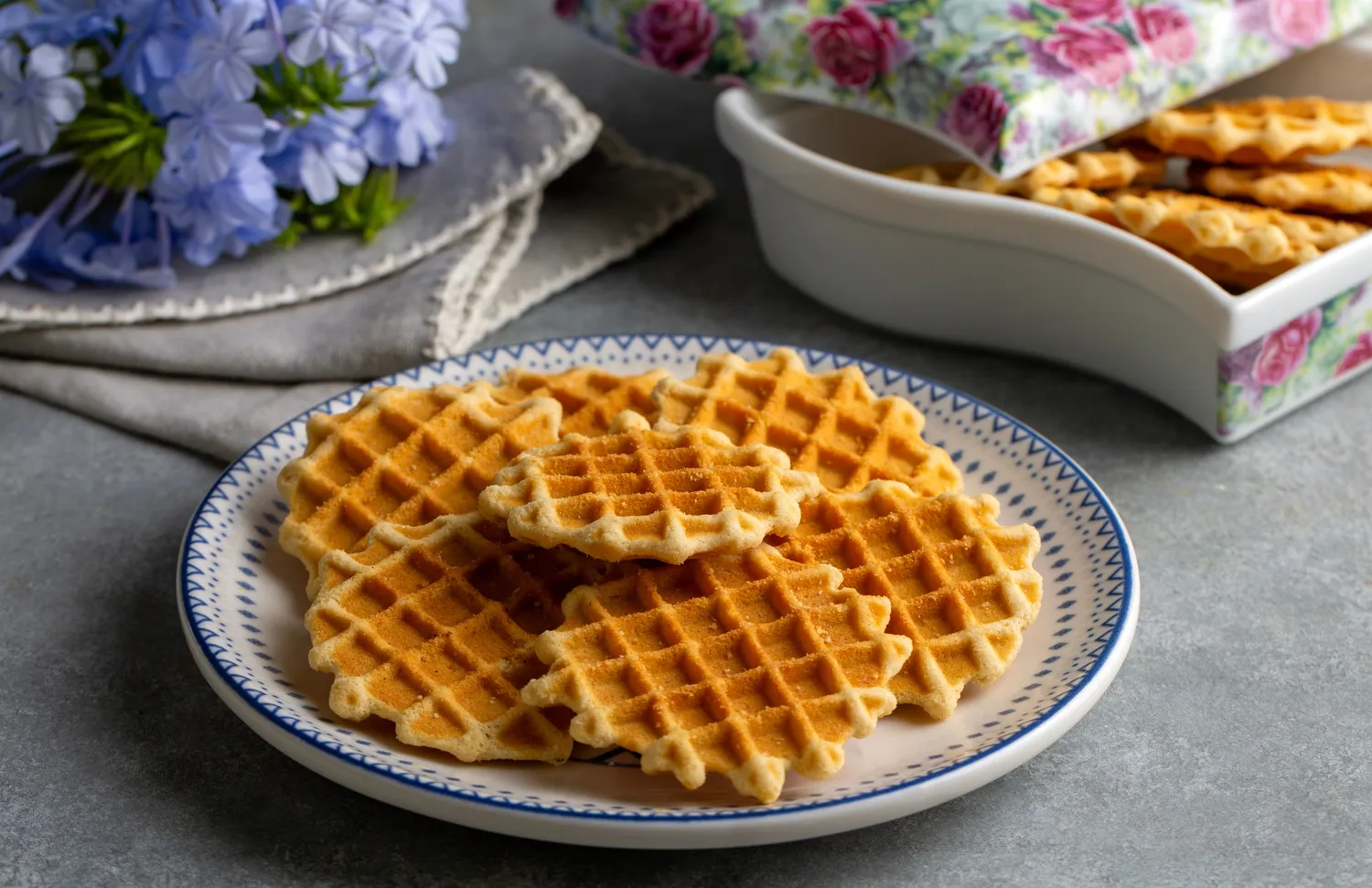 Nuostabaus skonio vafliai
